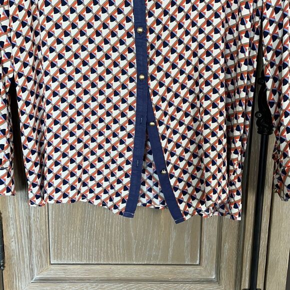 Nordstrom’s Comme Toi button down shirt navy large - Picture 6 of 13